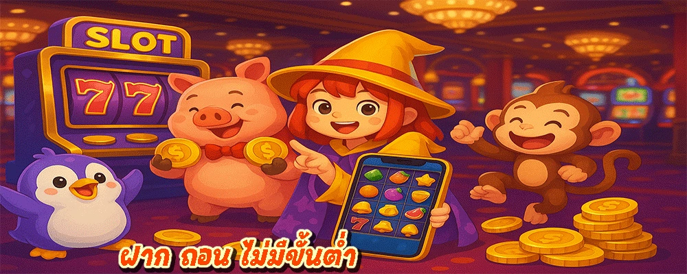 ฝาก ถอน ไม่มีขั้นต่ำ